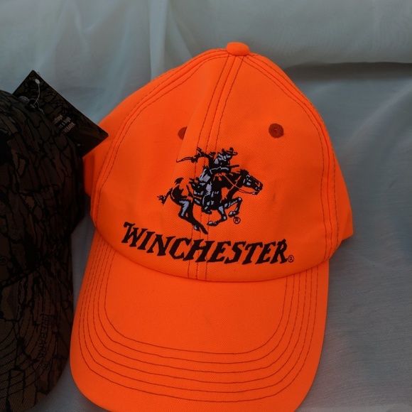 Accessories 2 Camouflage And Orange Winchester Hats Caps Poshmark
